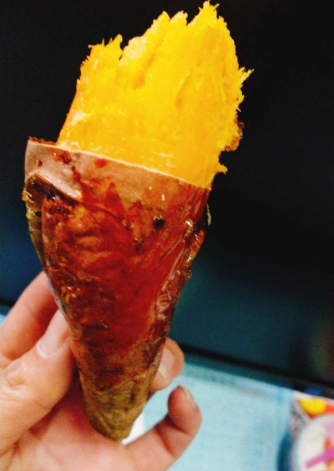 黑色郁金香-00做的烤红薯