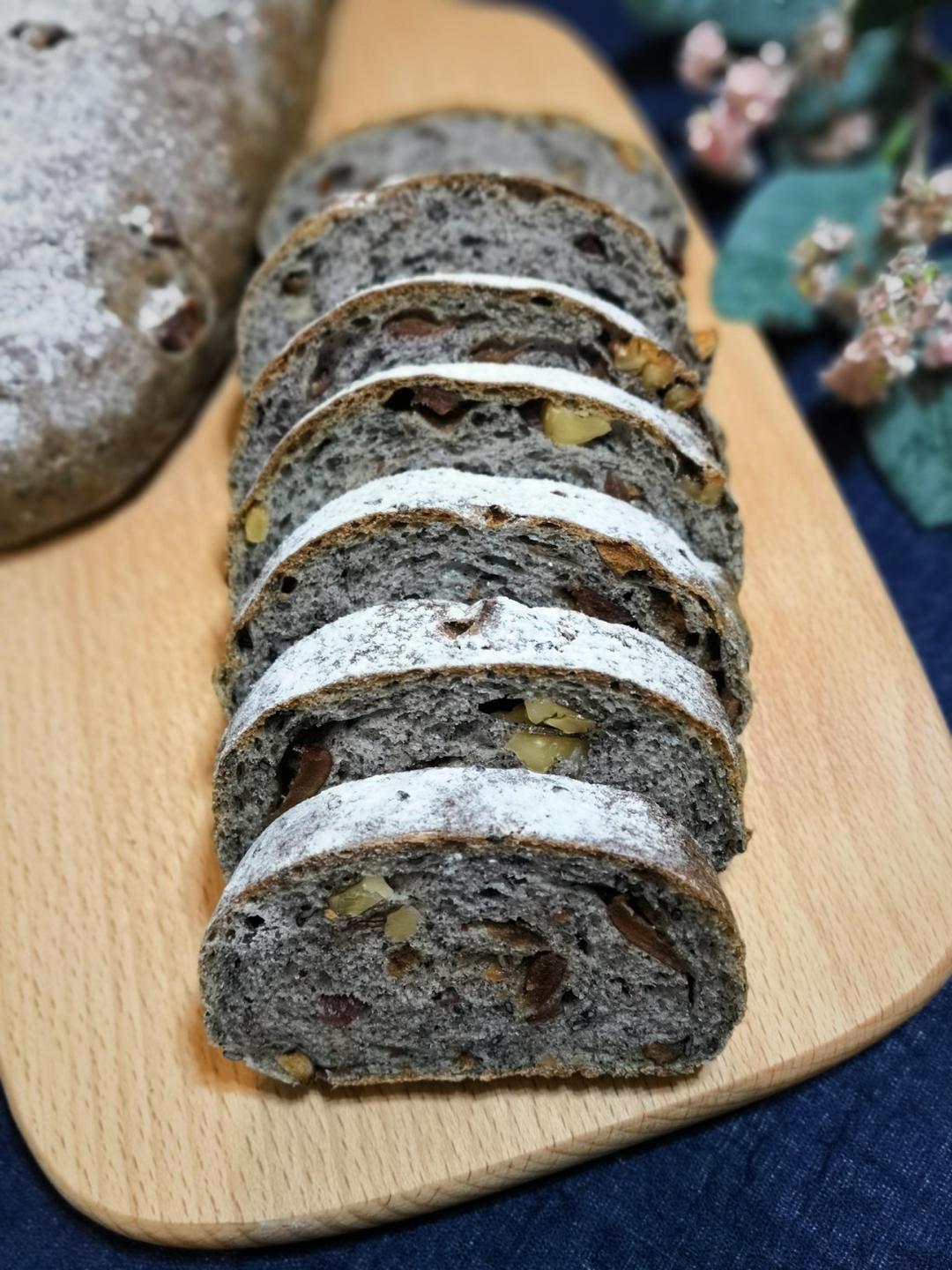 黑芝麻红枣包