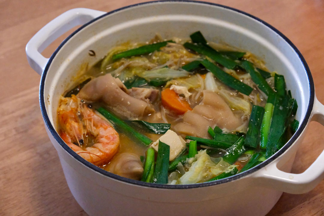 日本博多猪蹄火锅——冷天的幸福感