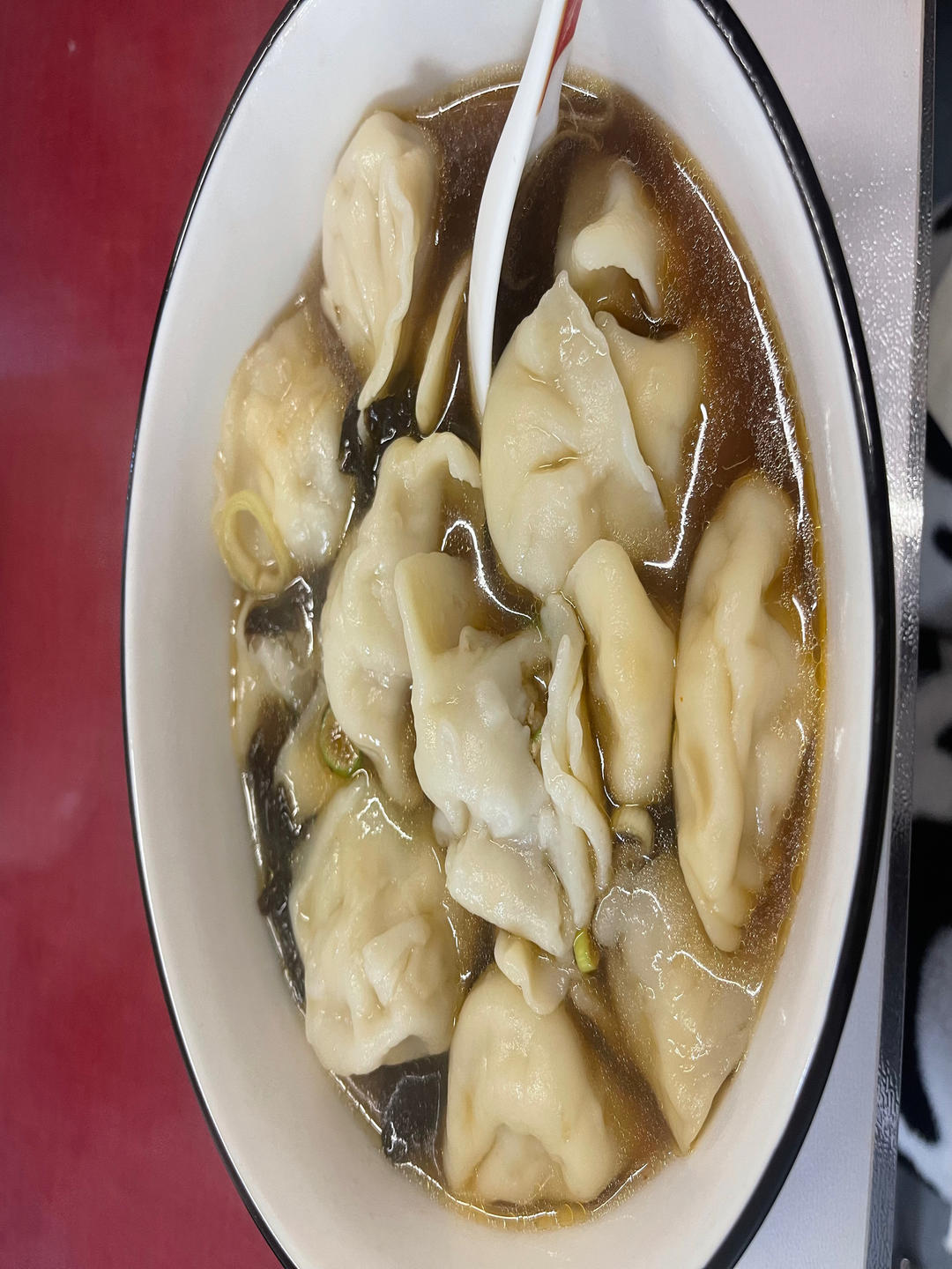 快手酸汤水饺（十分钟搞定）