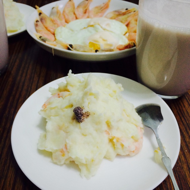 北极甜虾土豆泥沙拉