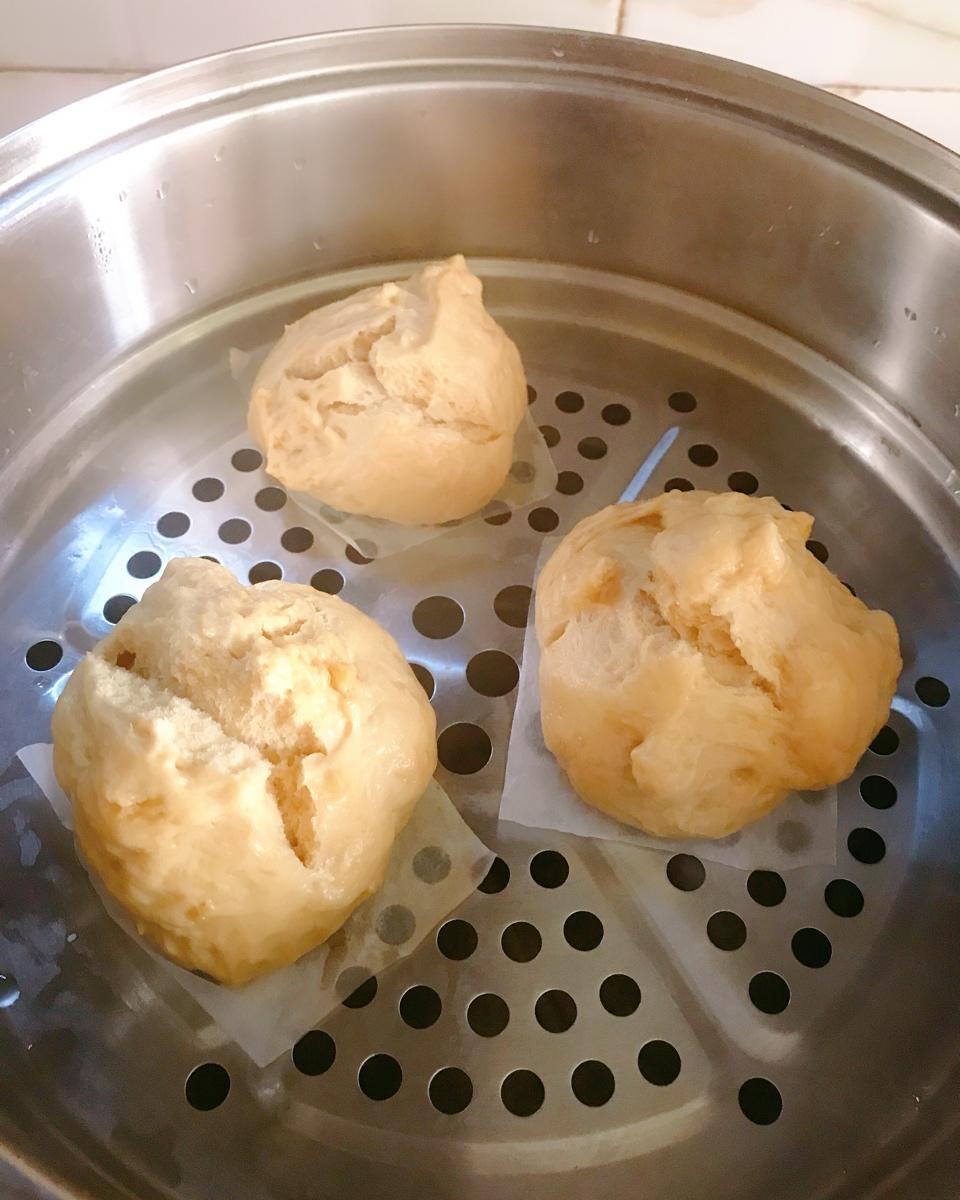 妥妥的红糖开花馒头（酵母版）