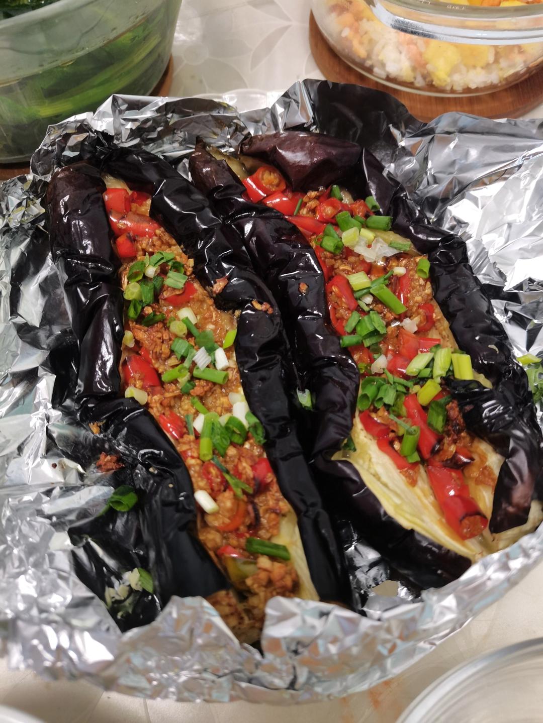 空气炸锅烤茄子🍆