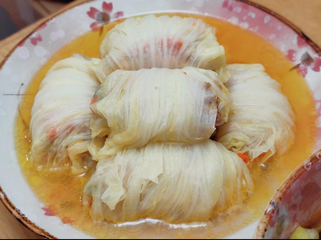 年夜饭食谱‼️低脂低卡‼️有福有财豆腐鸡蛋白菜卷‼️好吃到停不下来