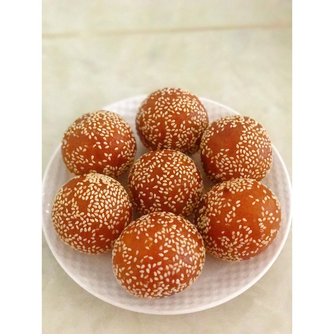黄金球之一（南瓜芝麻球）