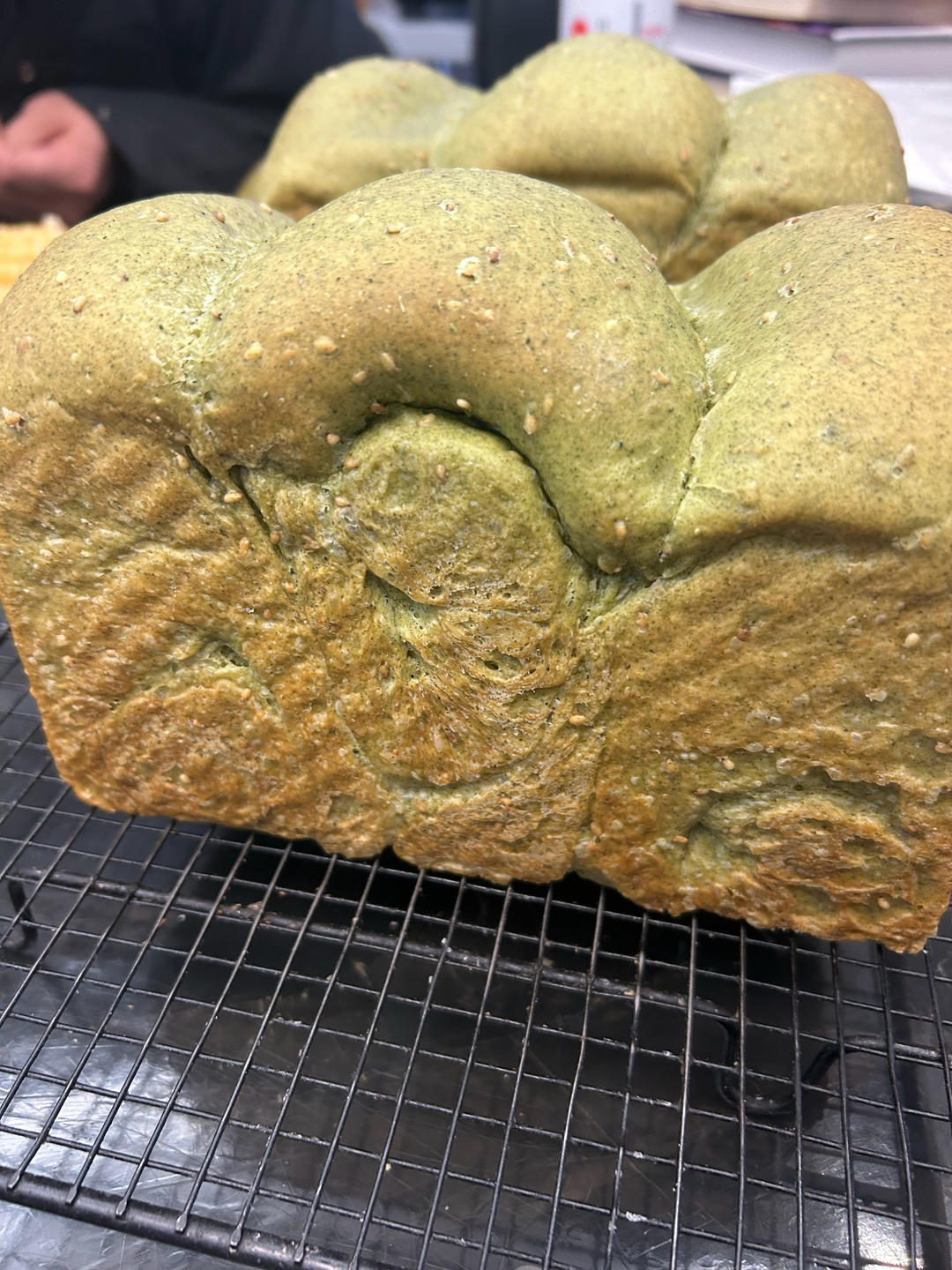 艾草蛋奶吐司