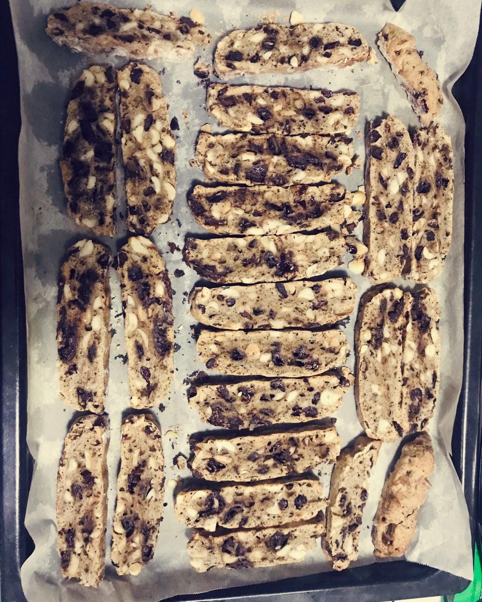【香到爆炸的！！－黑芝麻风味意式脆饼 】Biscotti