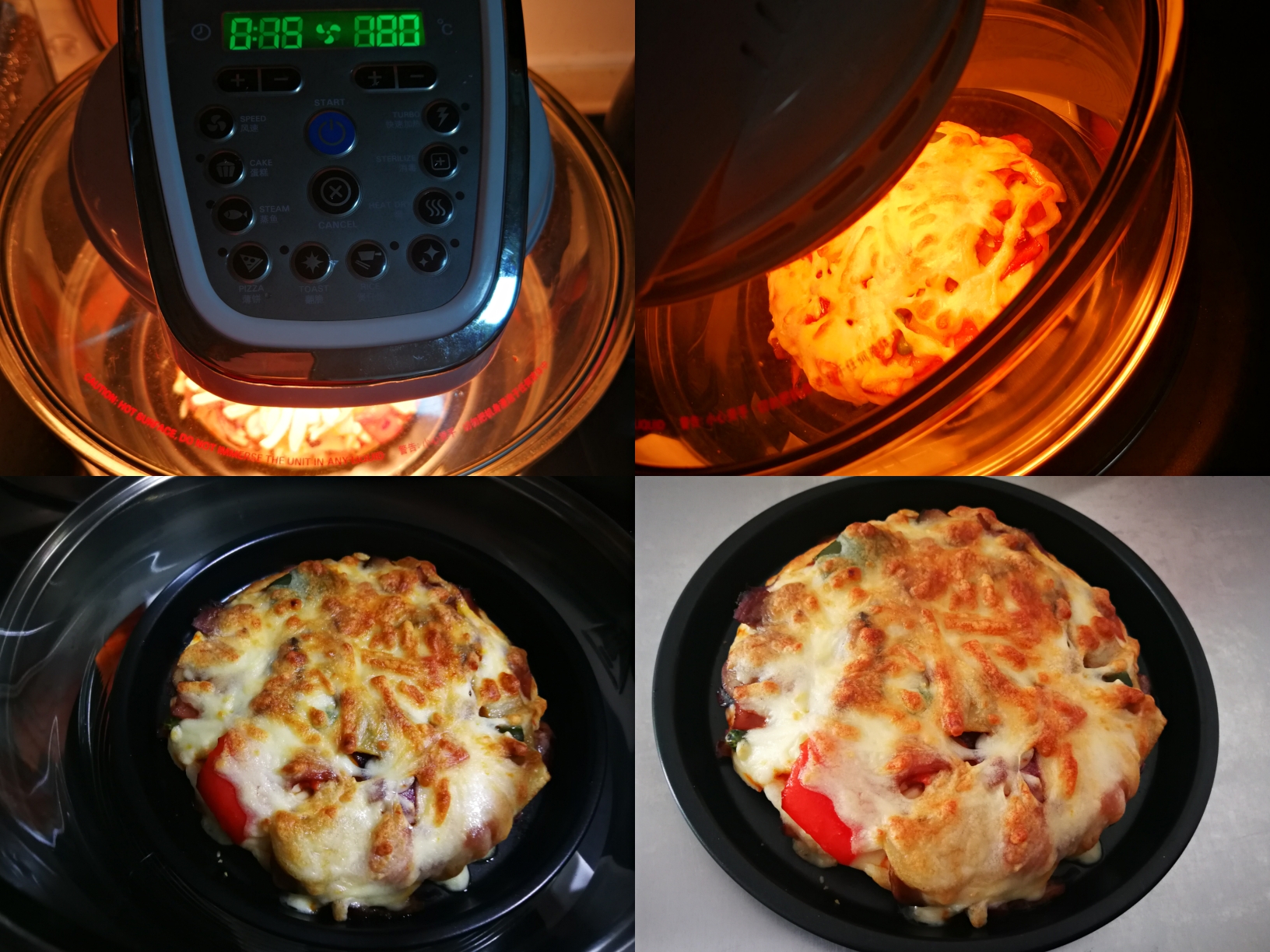 火腿披萨(空气炸锅)的做法 步骤2