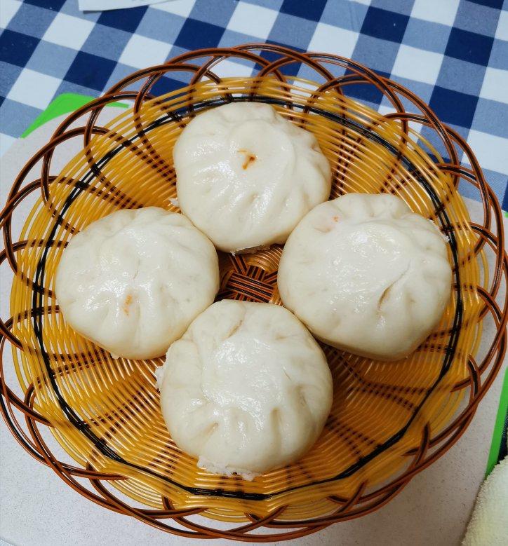 鱼儿的小食光做的软糯的土豆包子