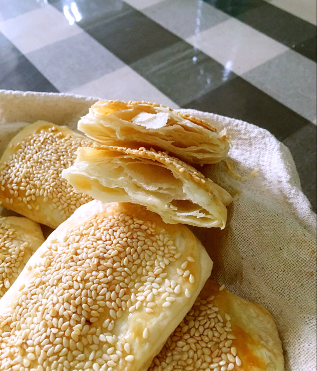 00朱做的芝麻小烧饼