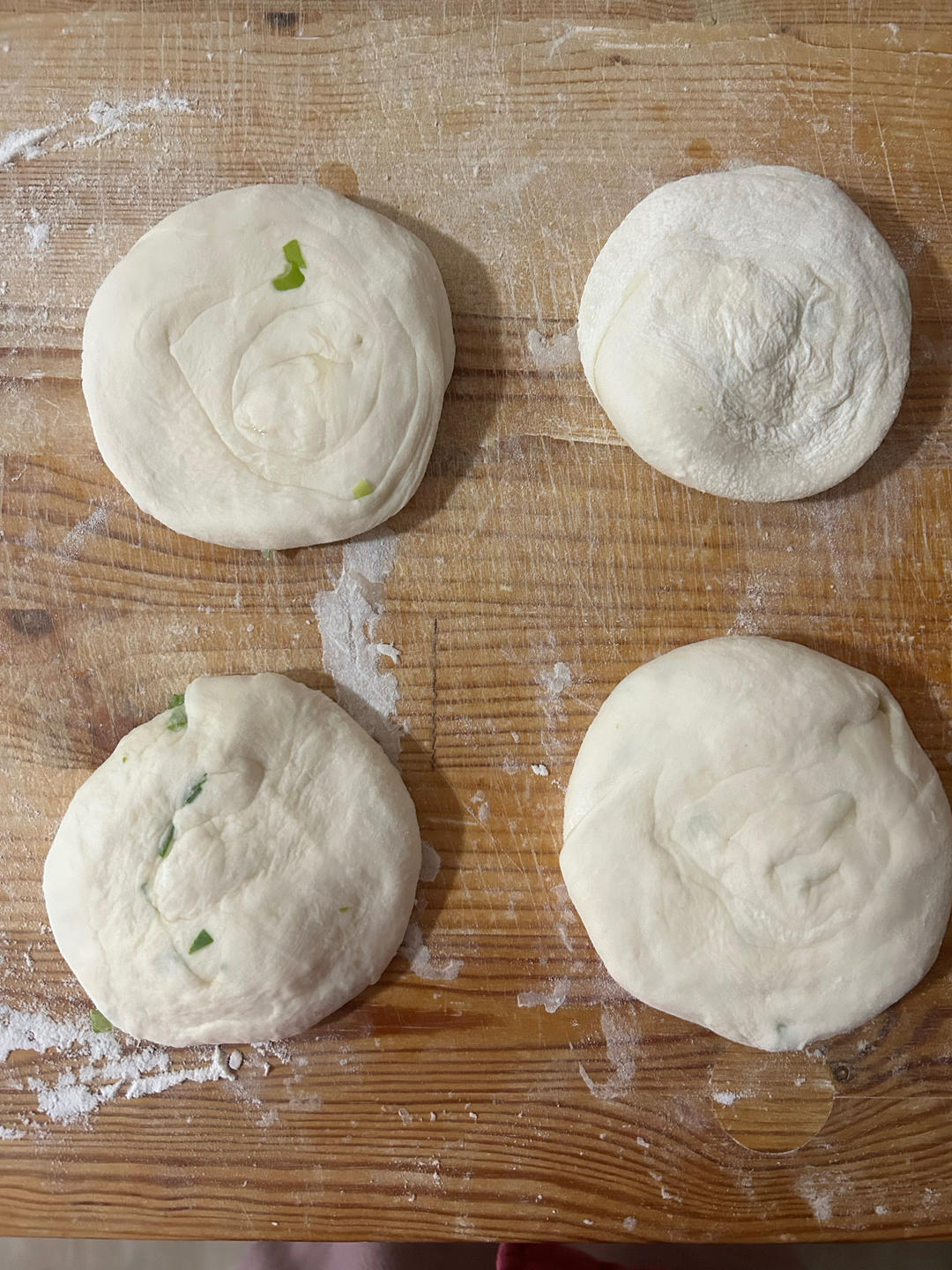 多层柔软葱花烙饼