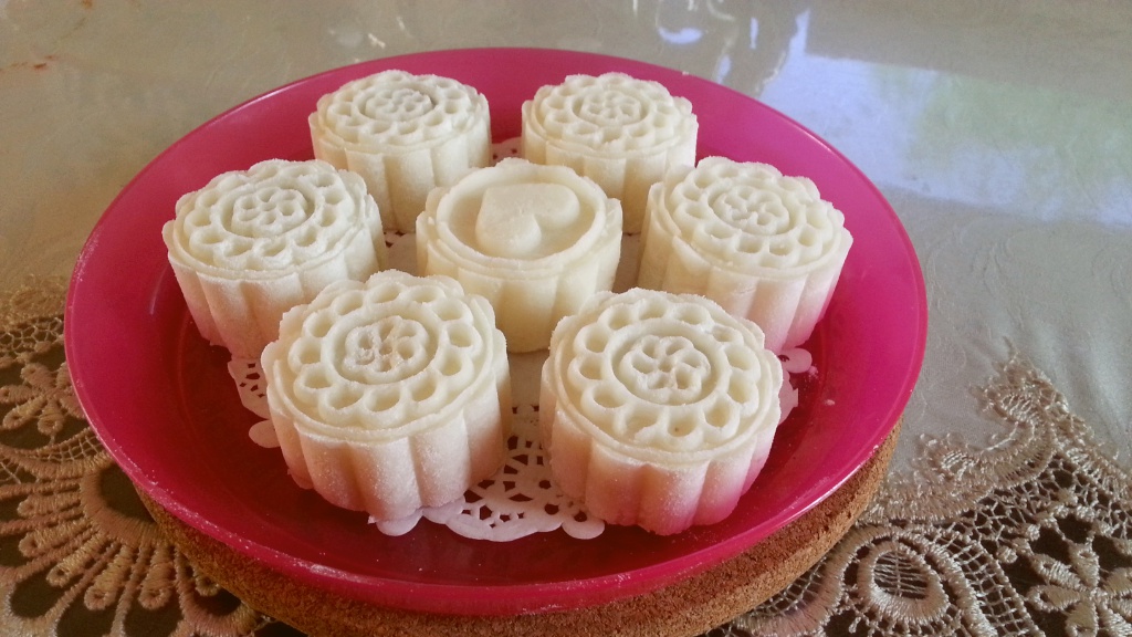 【微波红楼山药糕】无油无糖外层+红豆馅