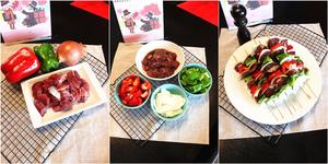 在家吃烤肉--黑胡椒牛肉串的做法 步骤6