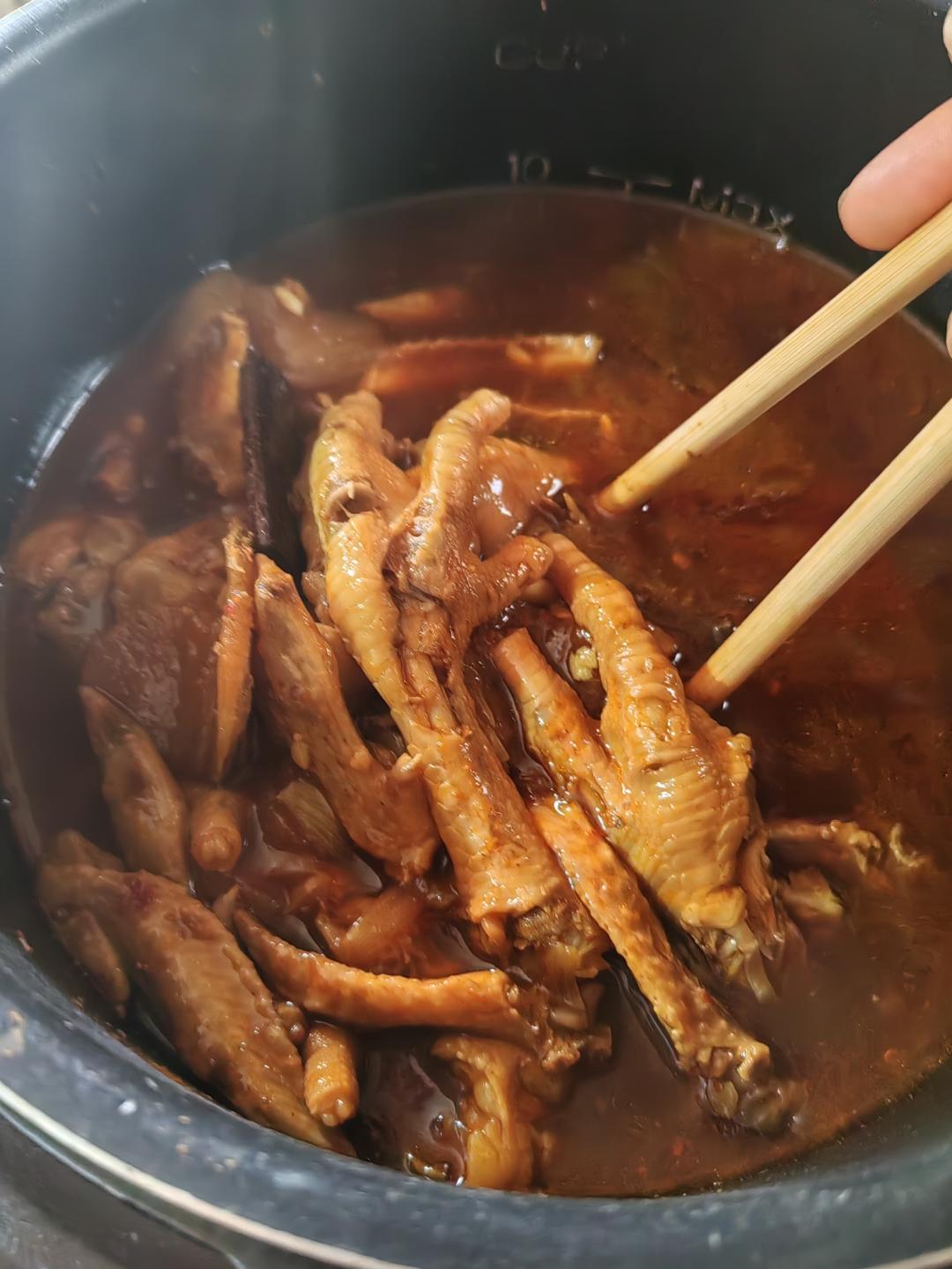 韩式辣鸡爪的做法