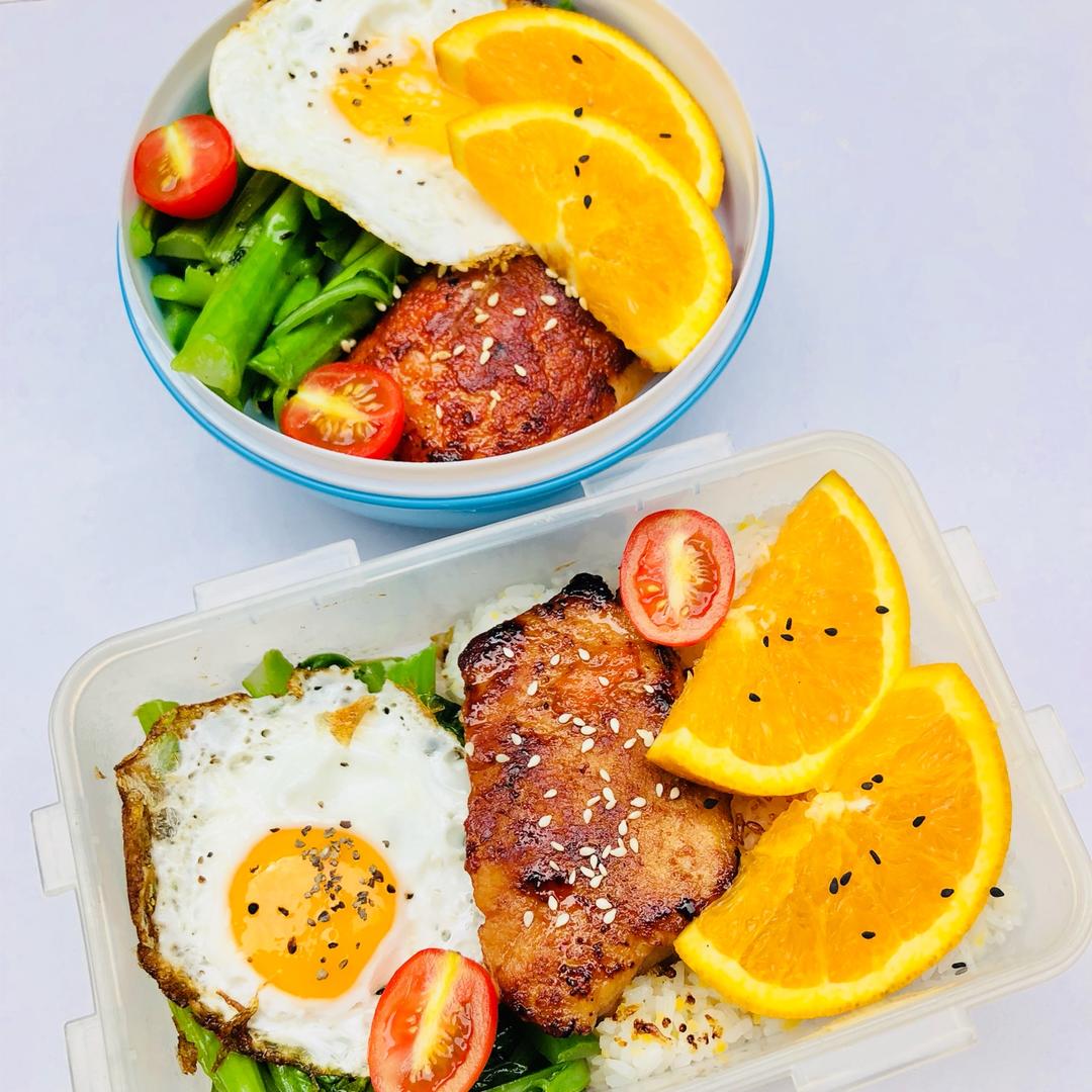 猫猫和鱼鱼的幸福生活做的营养健康通勤便当