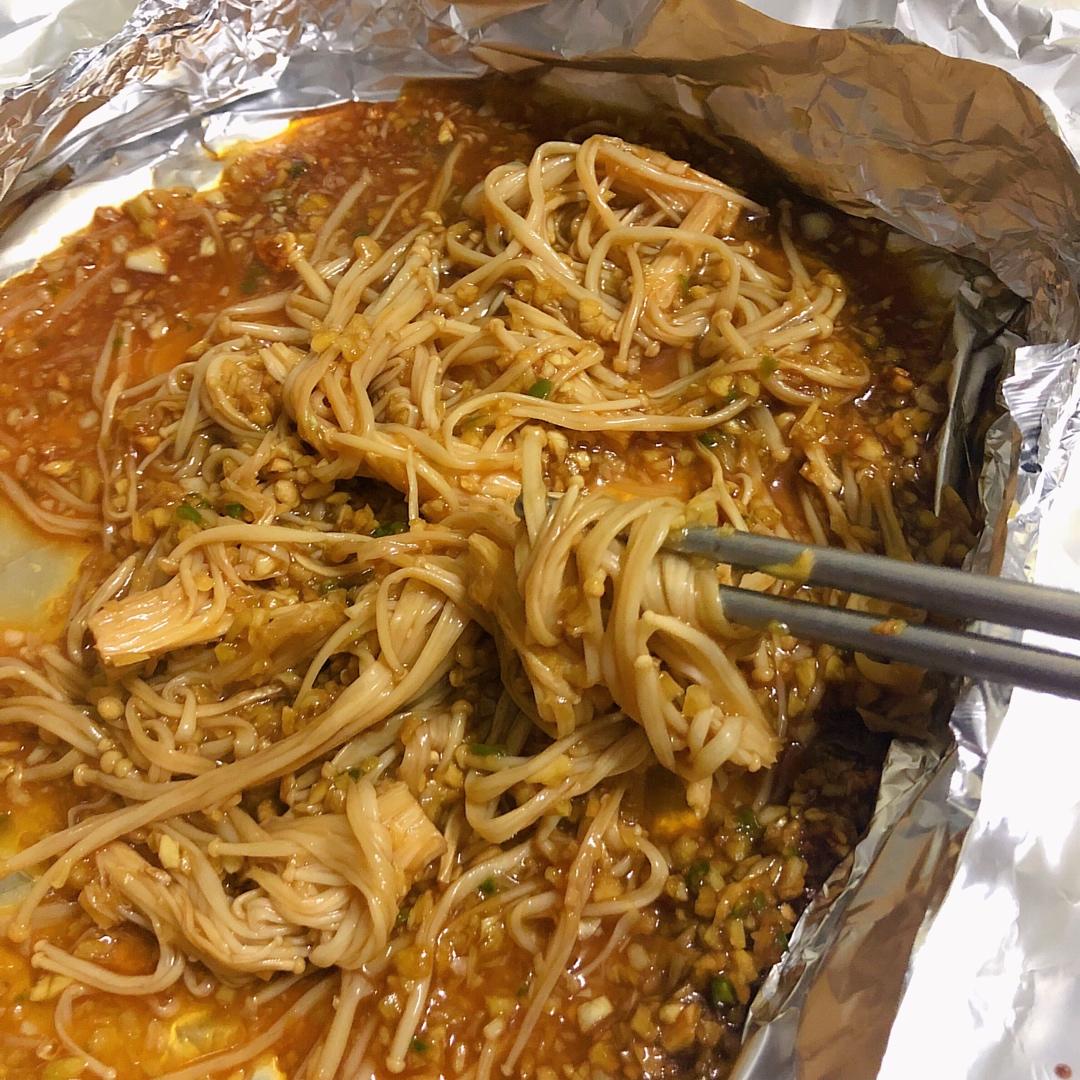 蒜蓉烤金针菇（烤箱版）