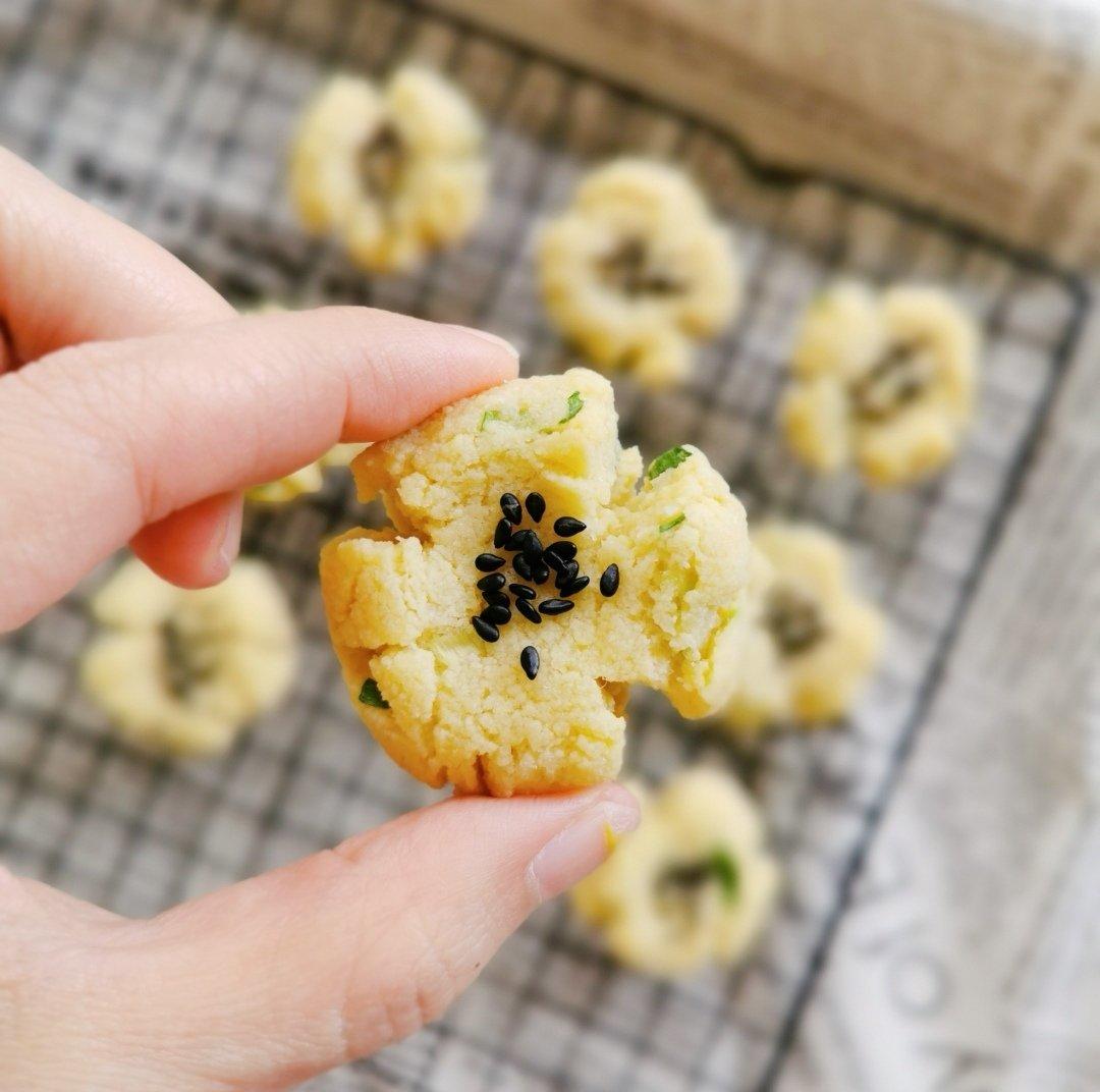 生酮中式点心葱香桃酥