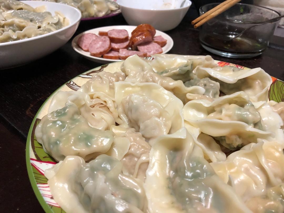 香菜猪肉饺子