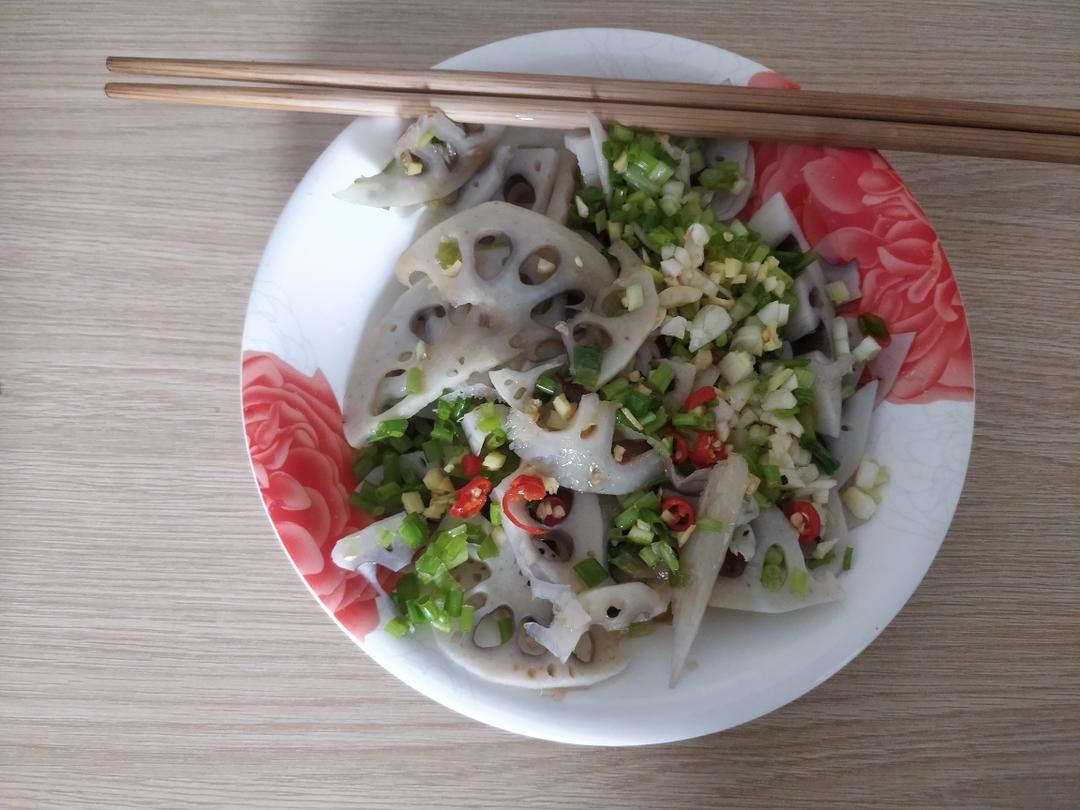 万物皆可油泼之:油泼藕片