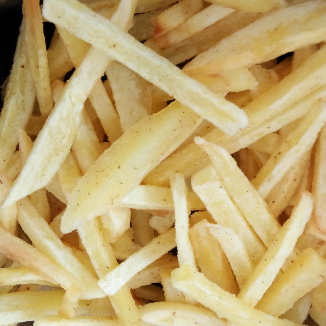 香辣炸薯条