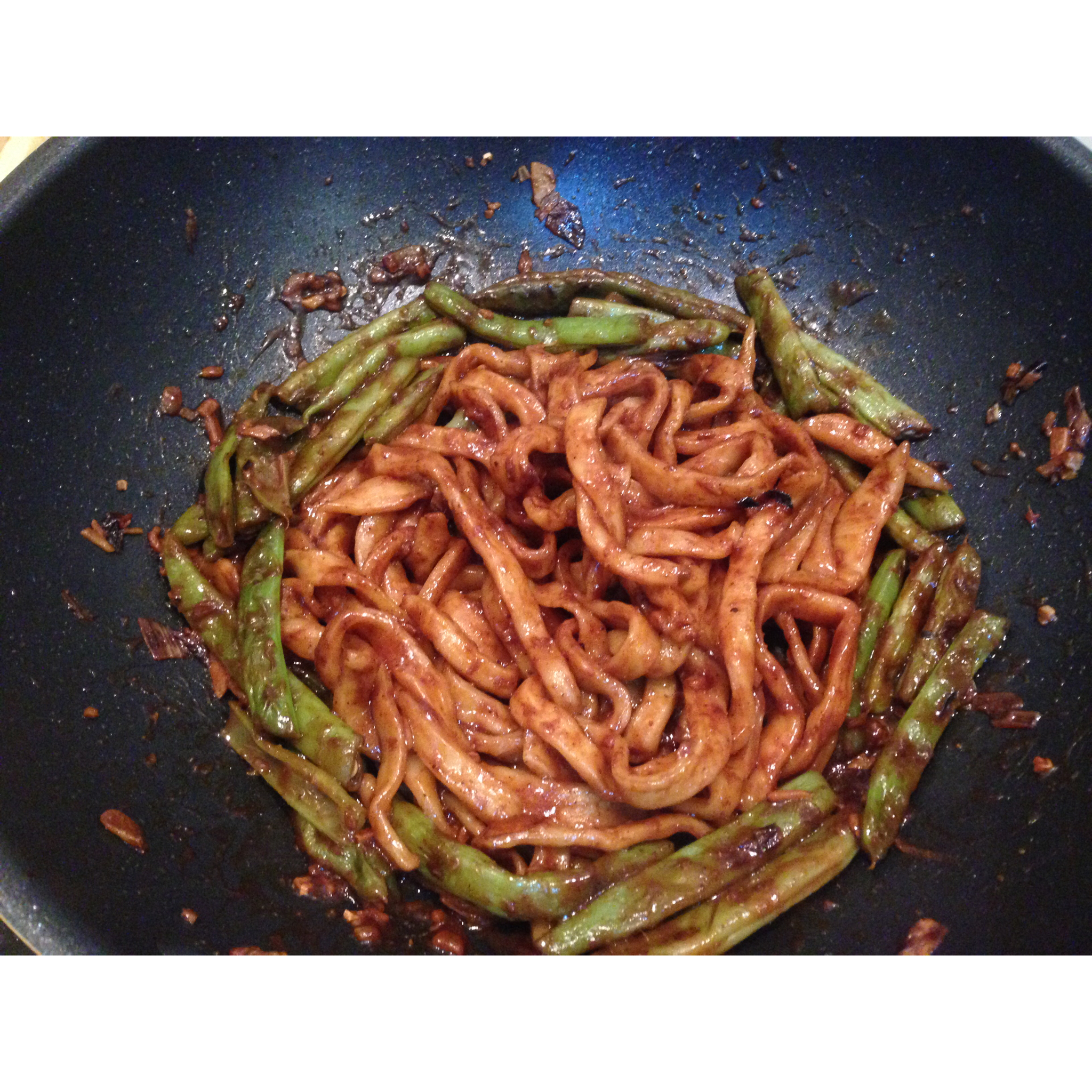 芸豆焖面（附万能的腌肉不老的办法）