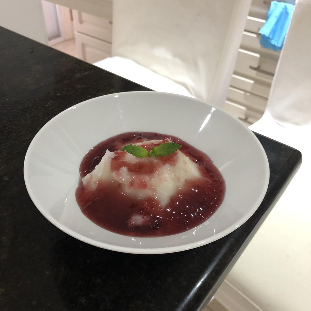 蓝莓山药泥