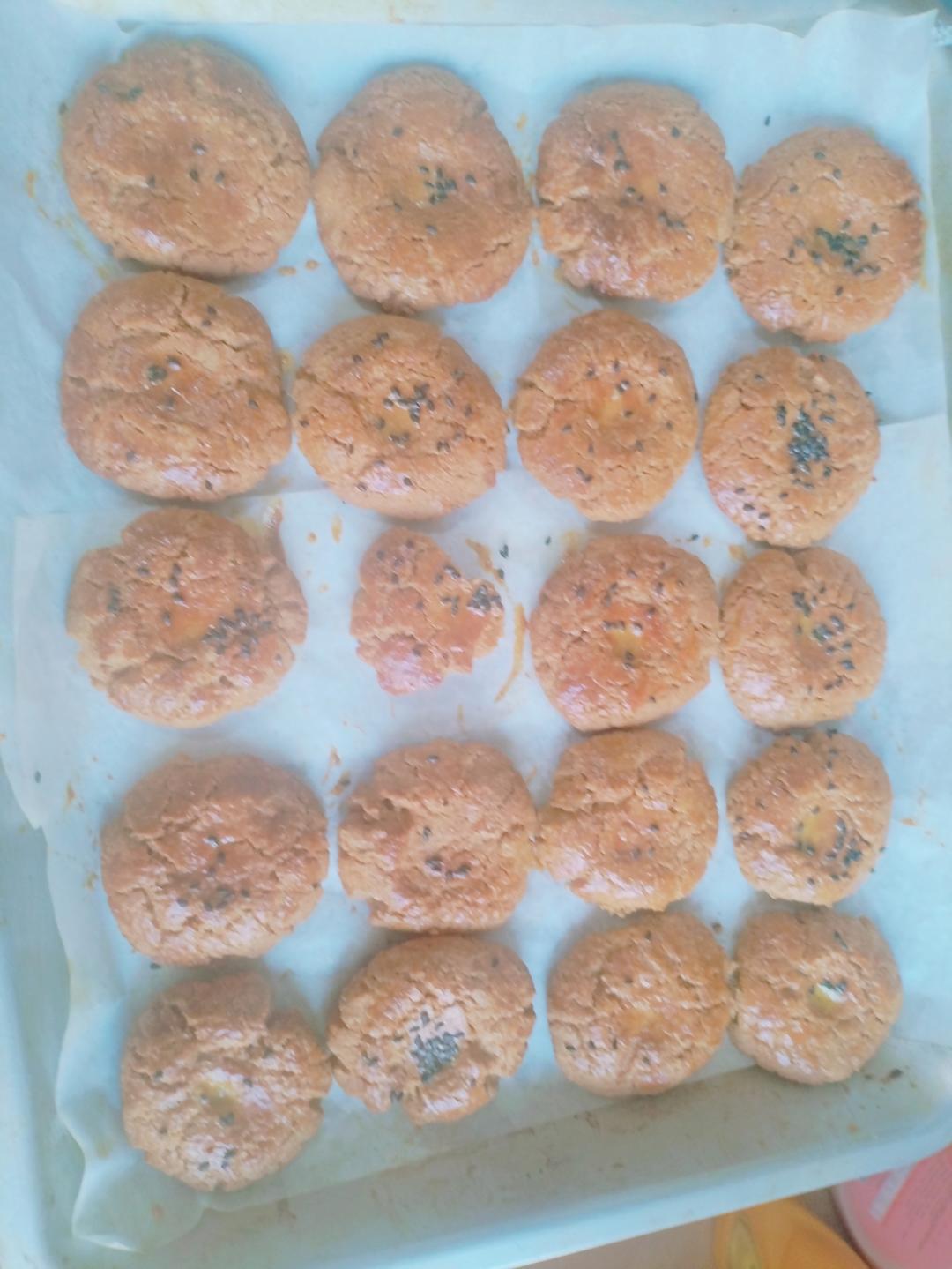 消耗熟黄豆粉～豆面桃酥
