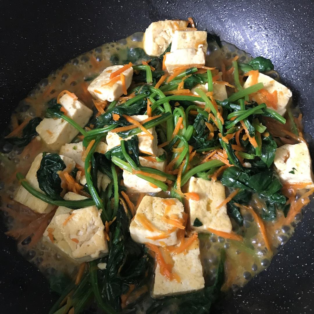 菠菜豆腐
