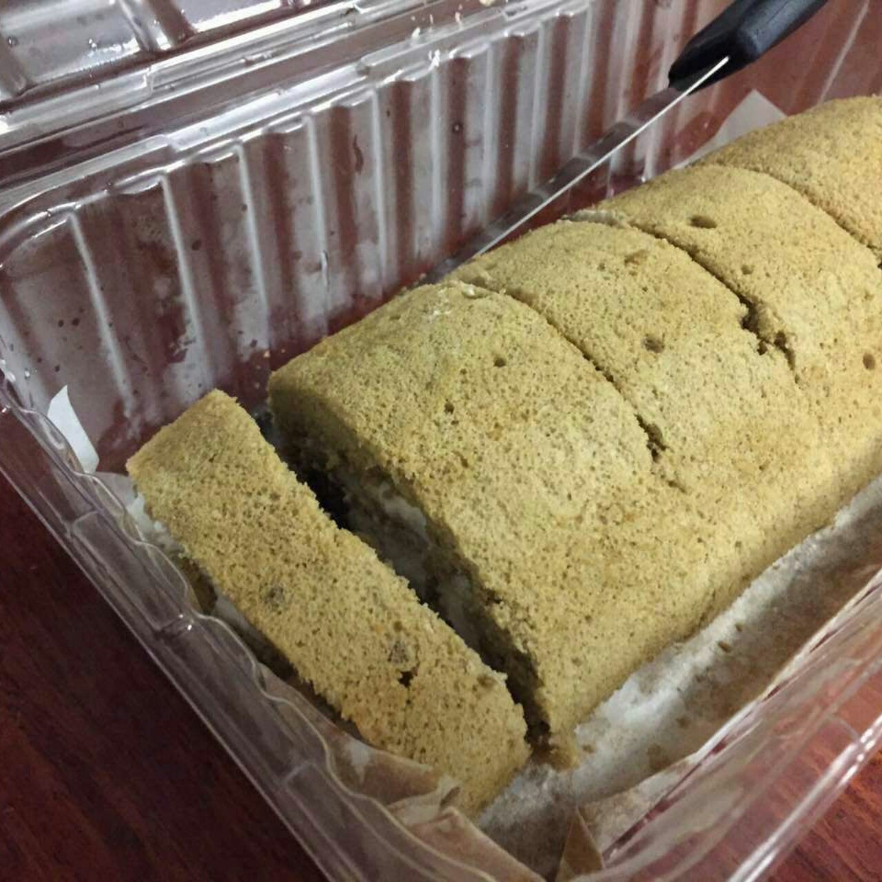 抹茶戚风蛋糕卷