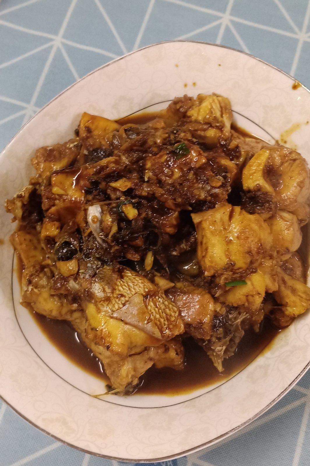 红烧黑鱼块