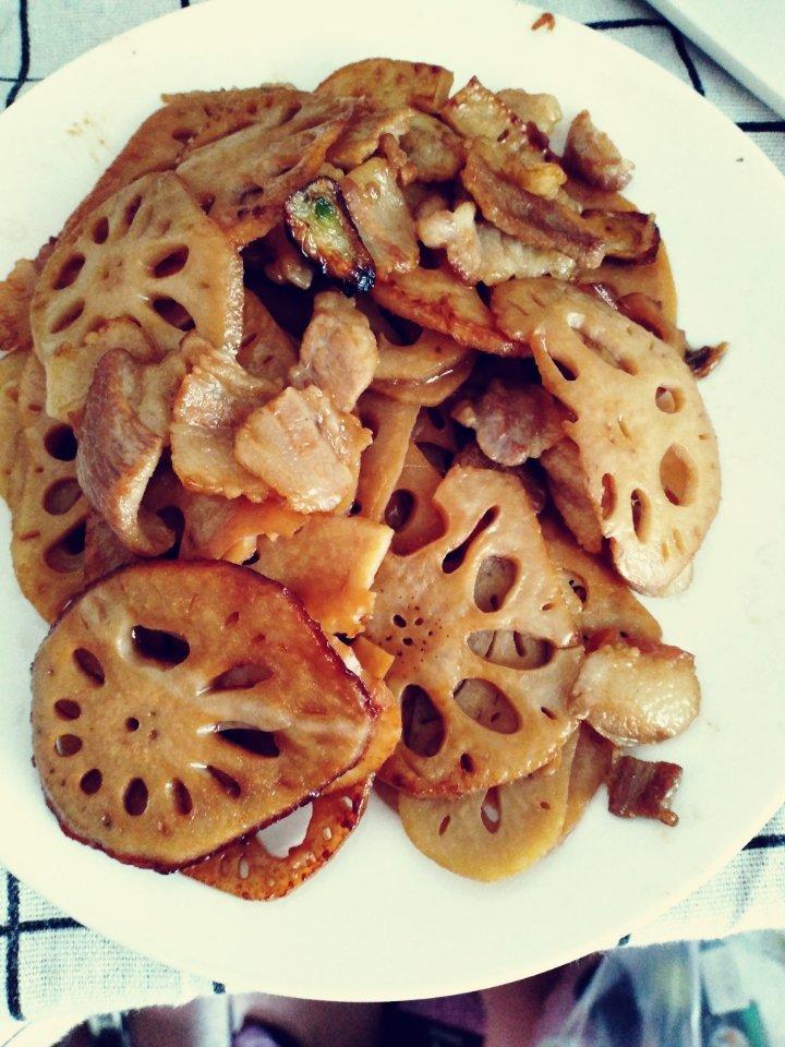 藕片炒肉