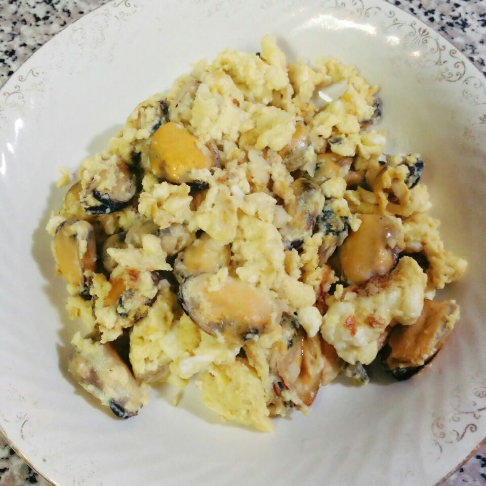 贻贝炒鸡蛋