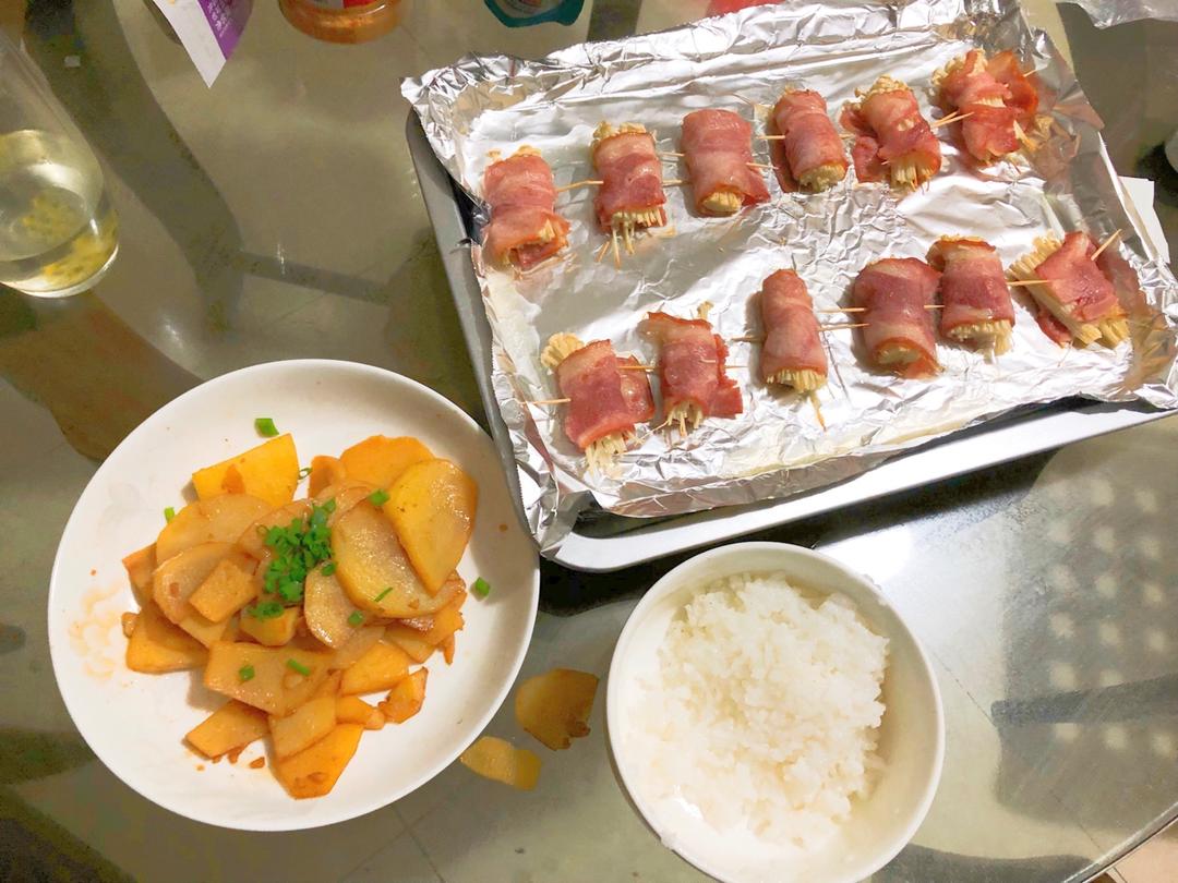 香烤培根金针菇