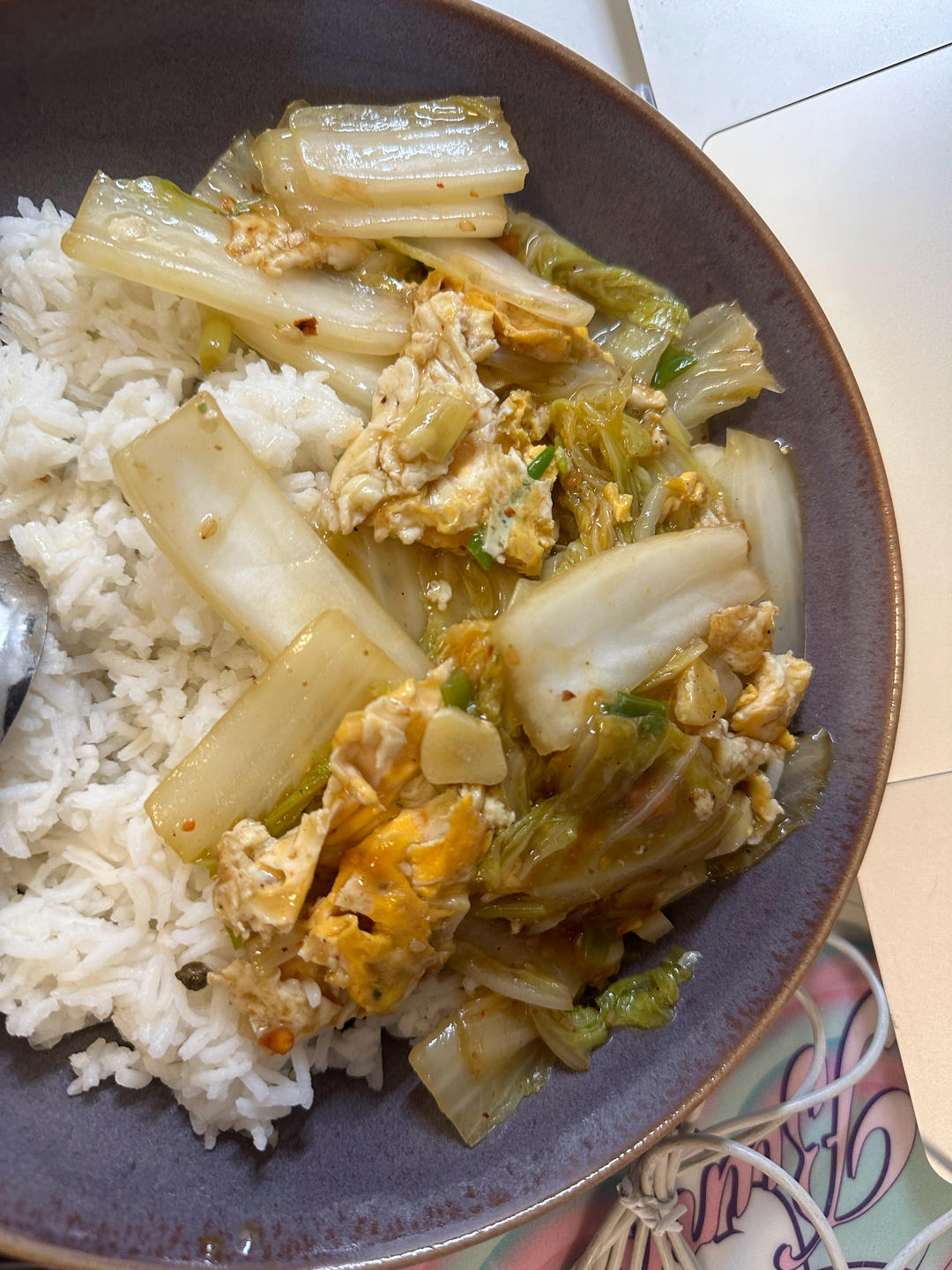 娃娃菜炒鸡蛋