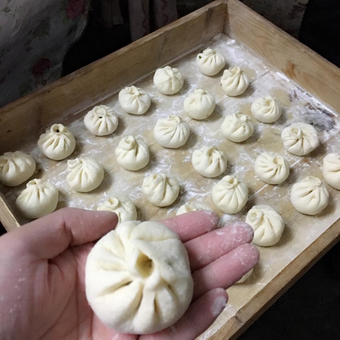 手工包子（肚脐包）