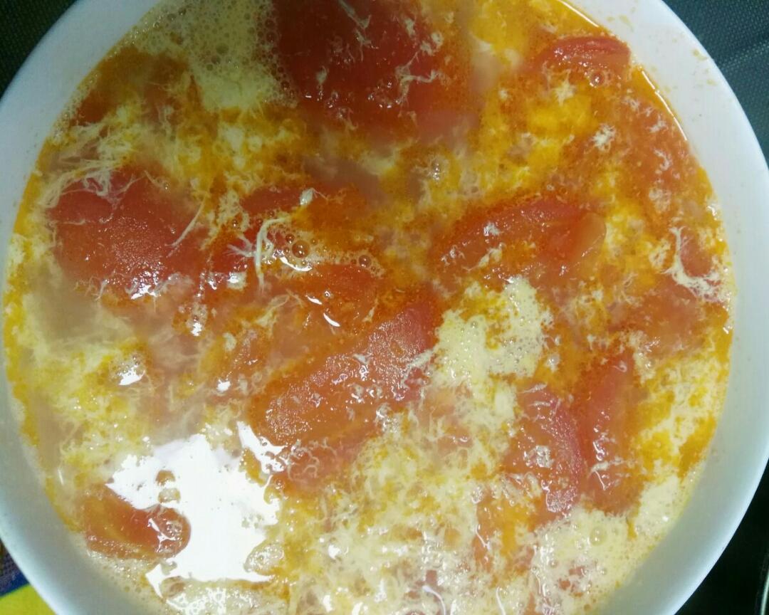 西红柿蛋花汤的做法