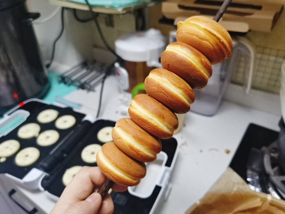 凯伍德华夫饼机                糯米甜甜圈