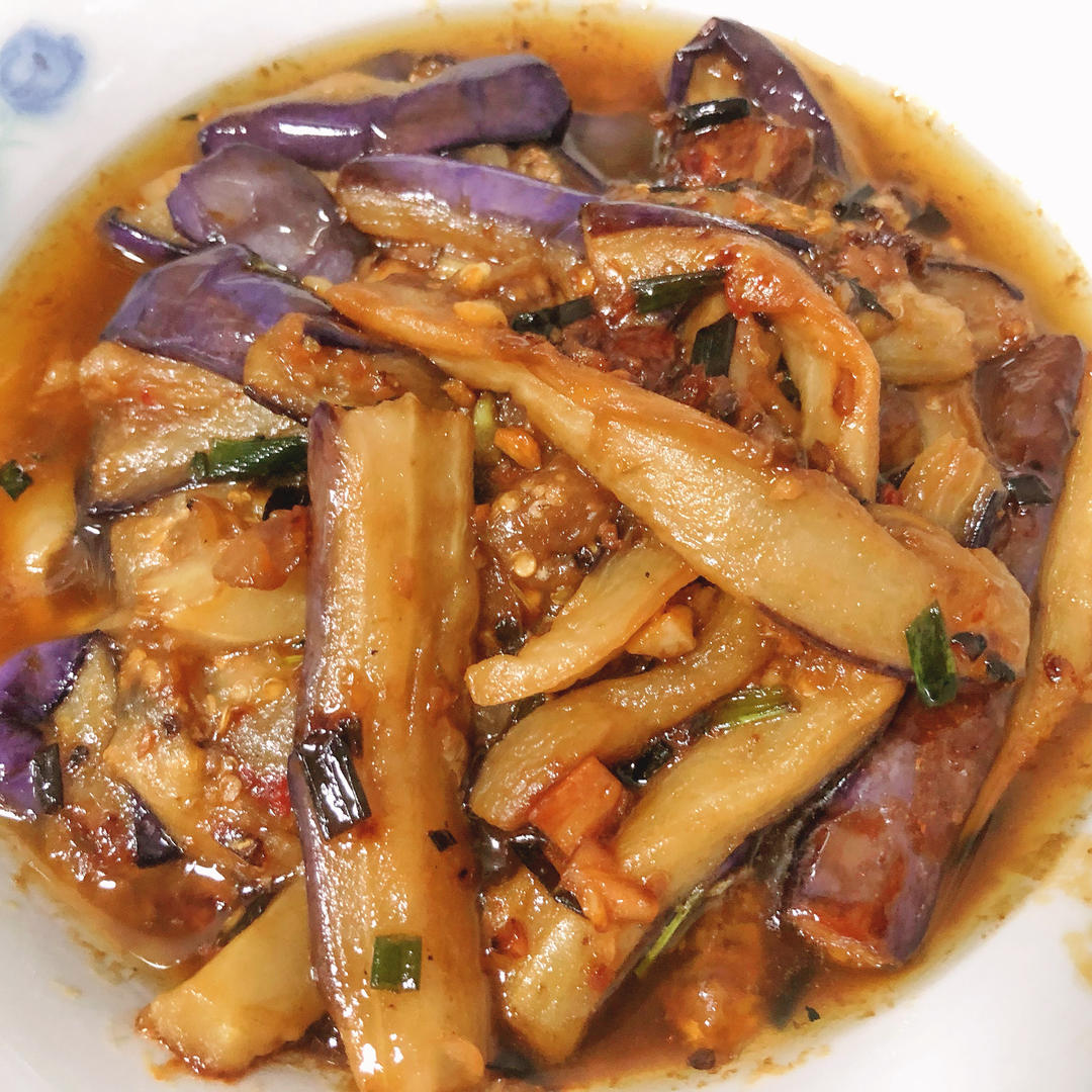 开胃下饭菜！巨简单的家常鱼香茄子煲