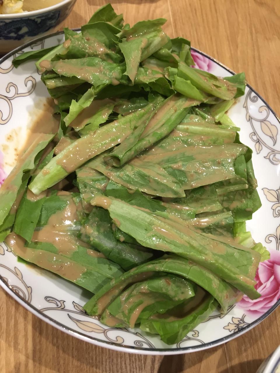 麻酱油麦菜