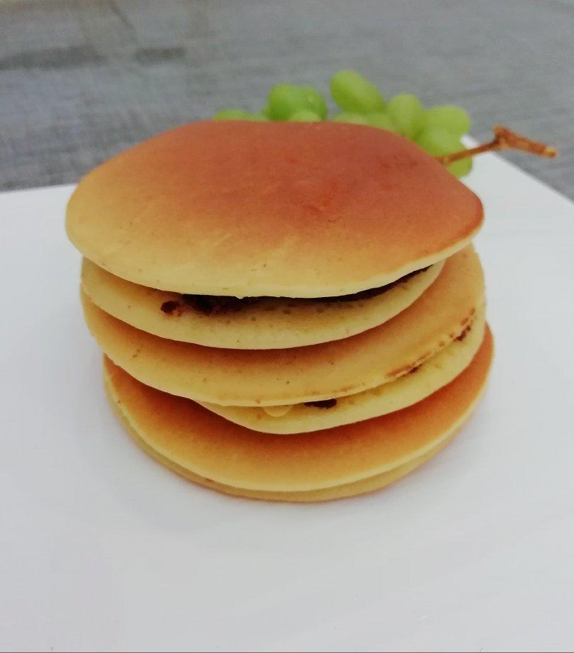 芥末绿青豆做的铜锣烧