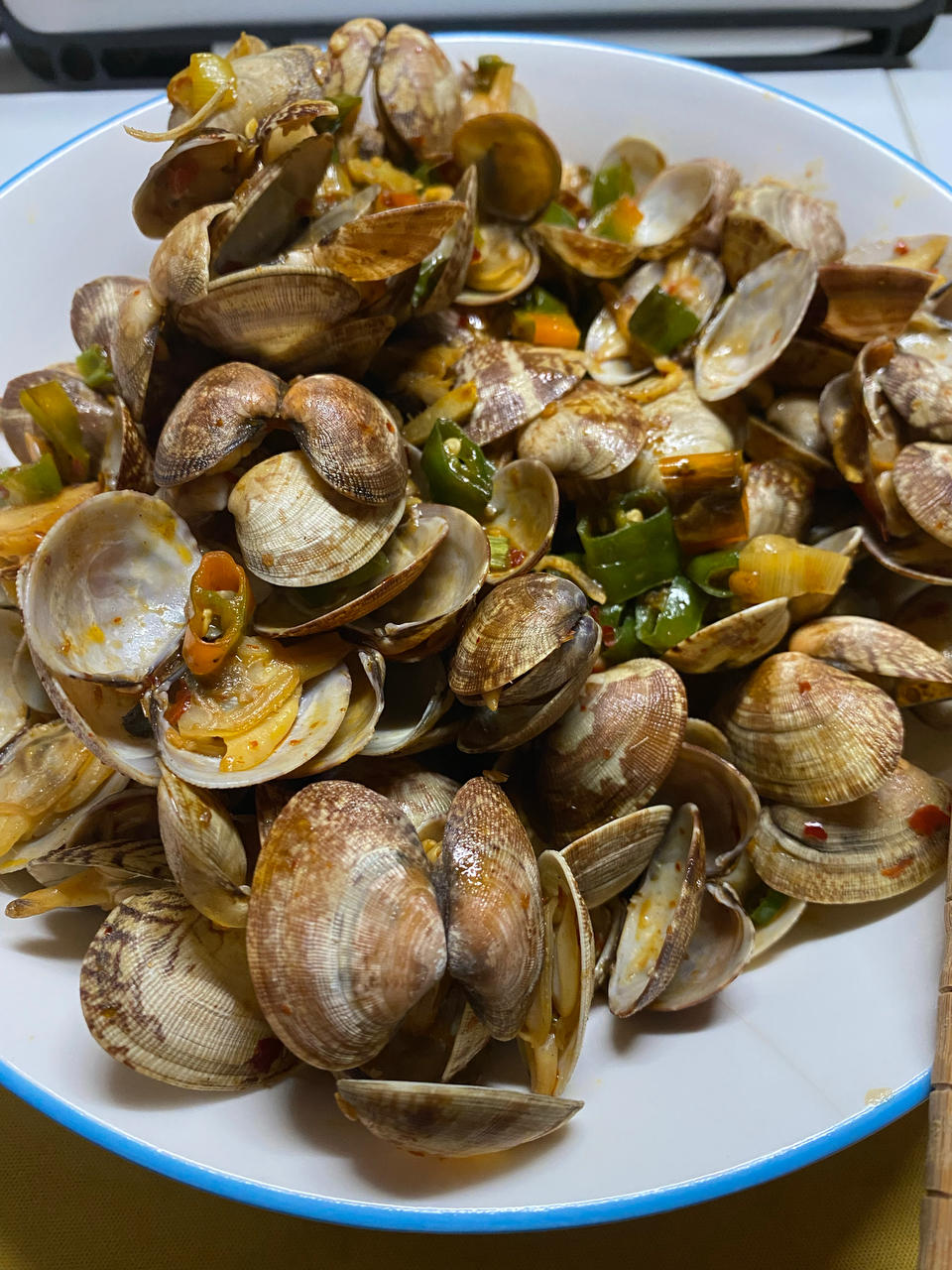 辣炒花蛤