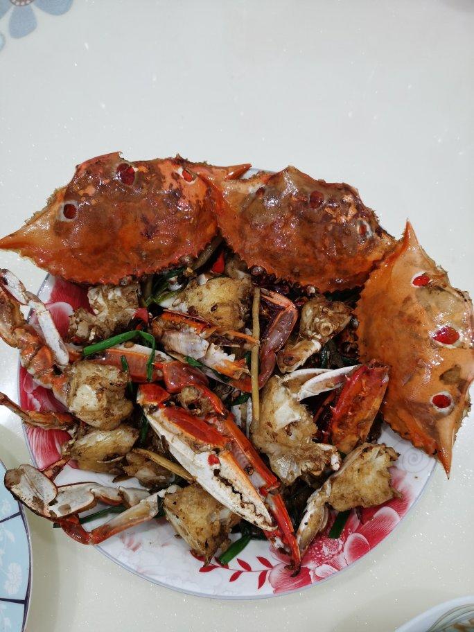 葱姜炒梭子蟹（very easy）