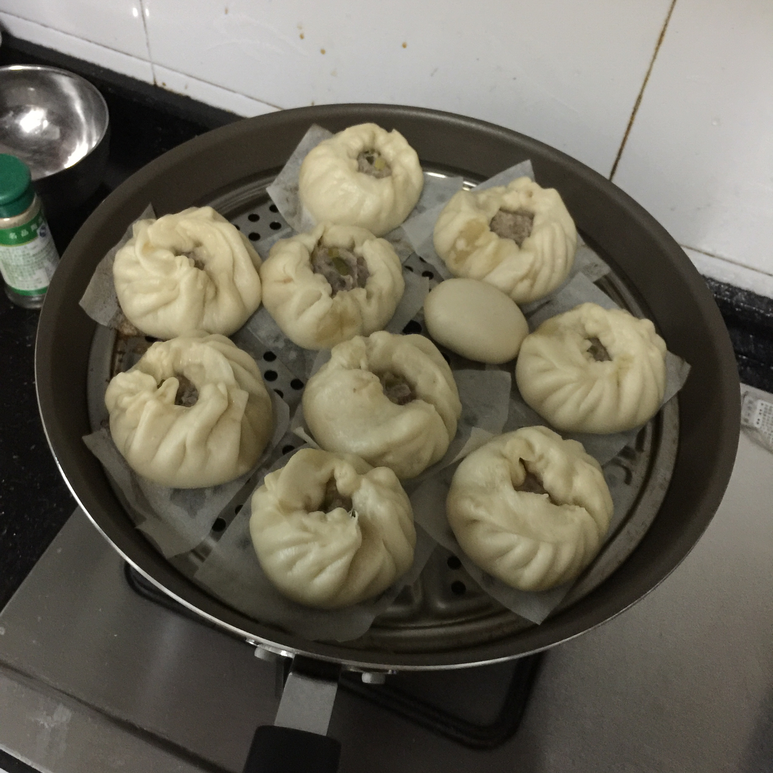 节省一半时间的大包子（另付翠绿菜包子，肉包子，腹黑包子食谱）
