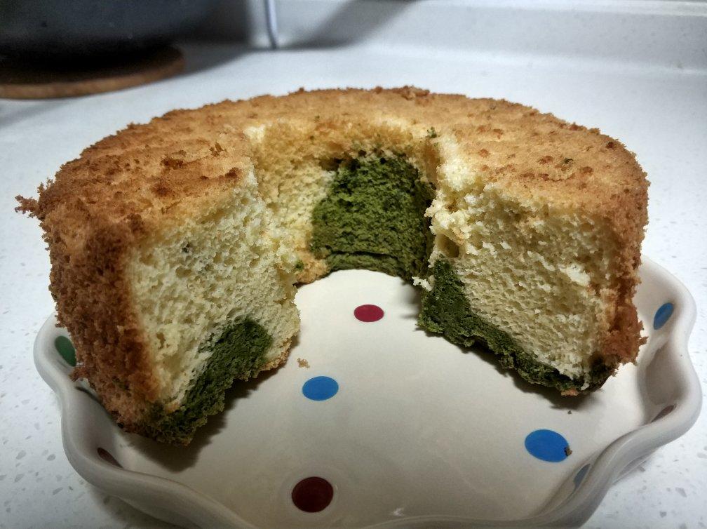 抹茶黄豆粉戚风