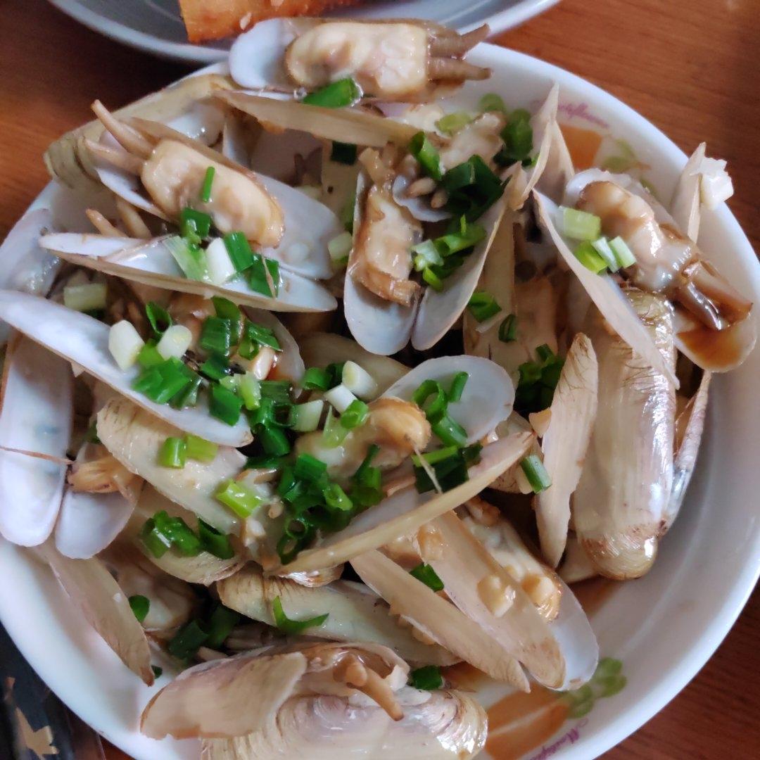 葱油蛏子