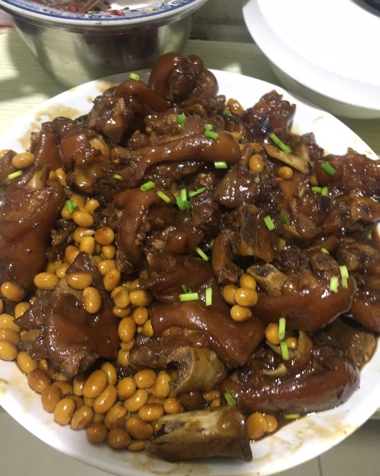 黄酒黄豆红烧猪蹄-被黄磊馋哭版