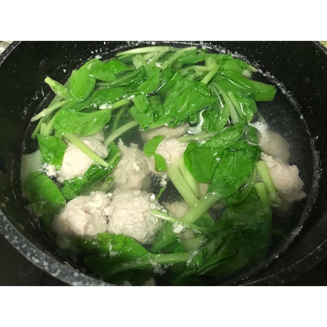 手工肉丸汤