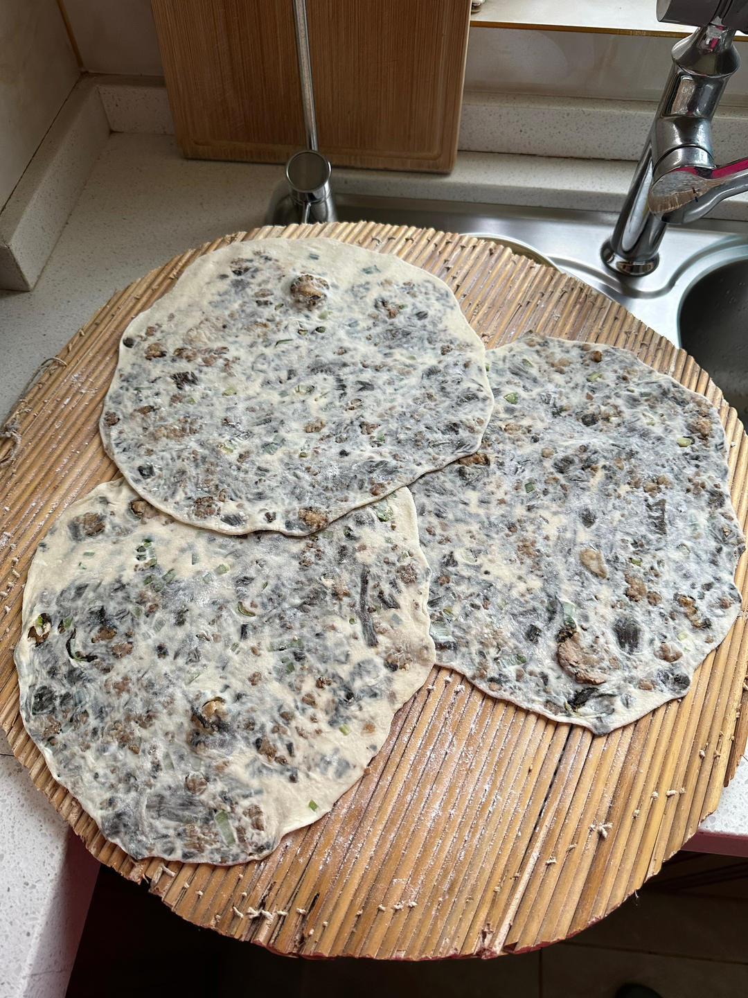 梅干菜软大饼