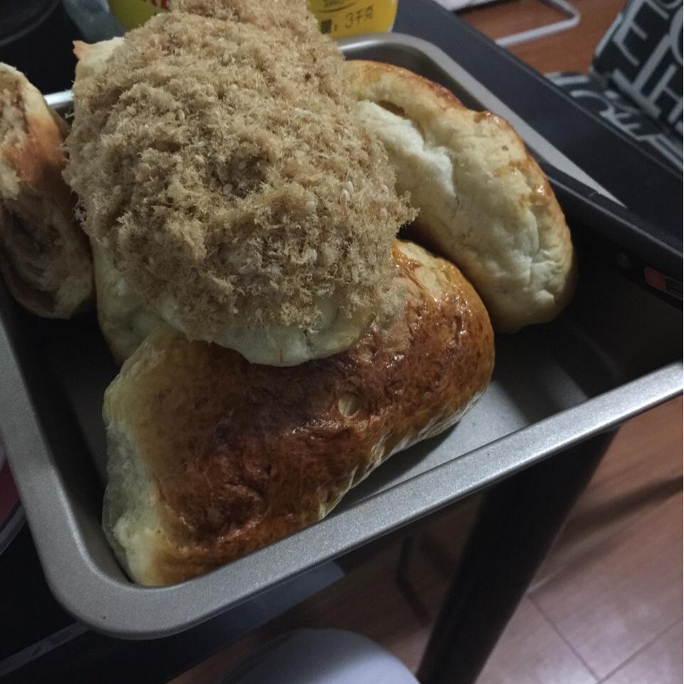 肉松沙拉酱面包（65度汤种）