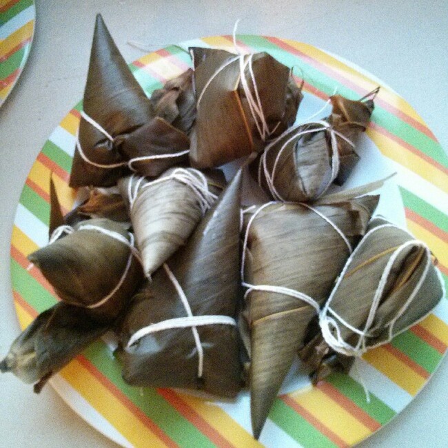 端午粽子（小圆锥一口棕）